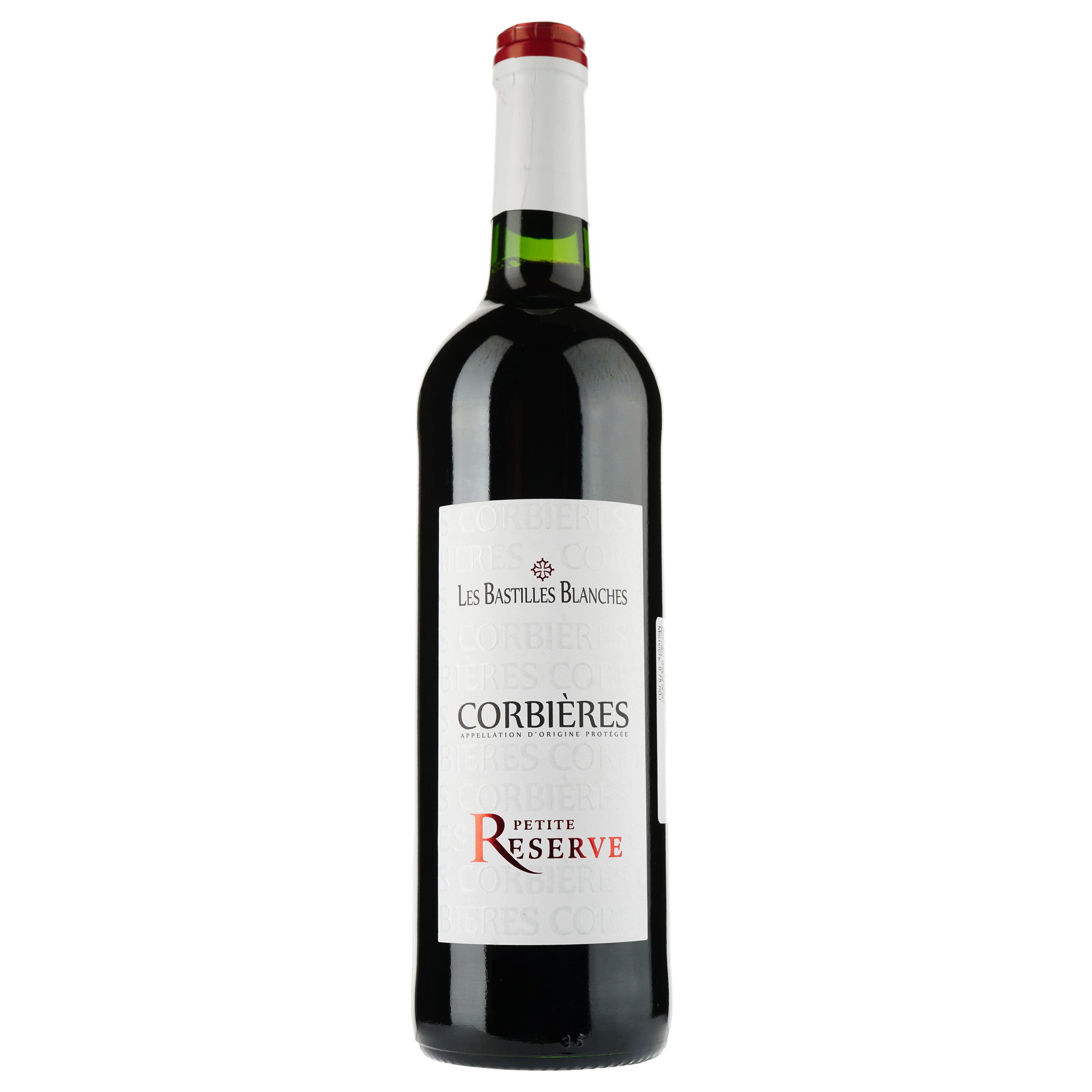 Вино Les Bastilles Blanches Rouge AOP Corbieres, красное, сухое, 0,75 л - фото 1