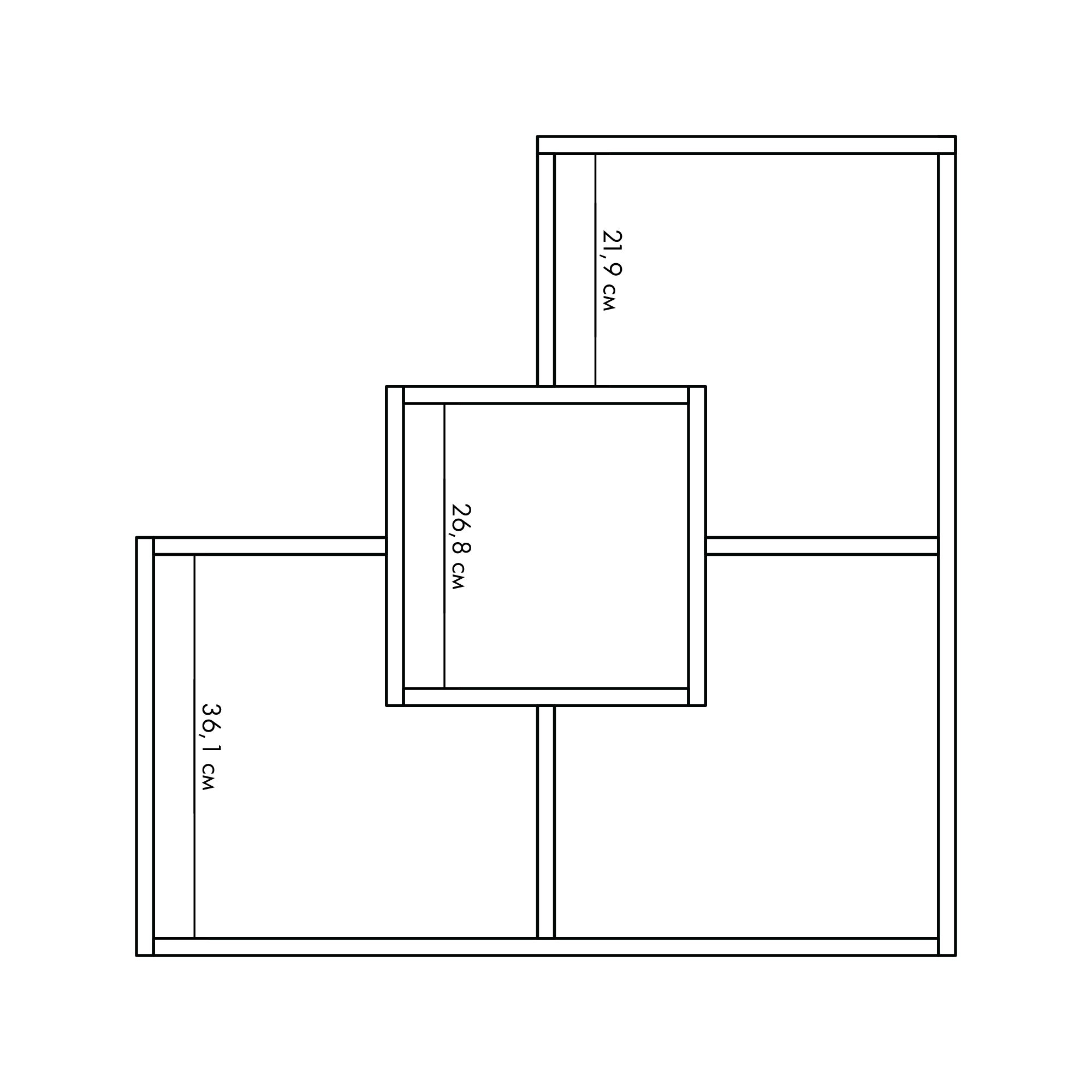 Полиця Hopanchuk Furniture Такома дуб шервуд (61C7) - фото 4