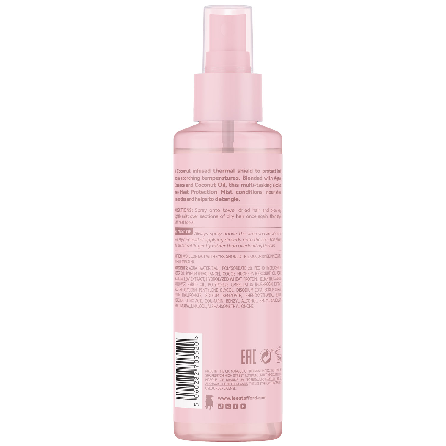 Спрей для волос Lee Stafford Coco Loco Heat Protection Mist защитный 150 мл - фото 2