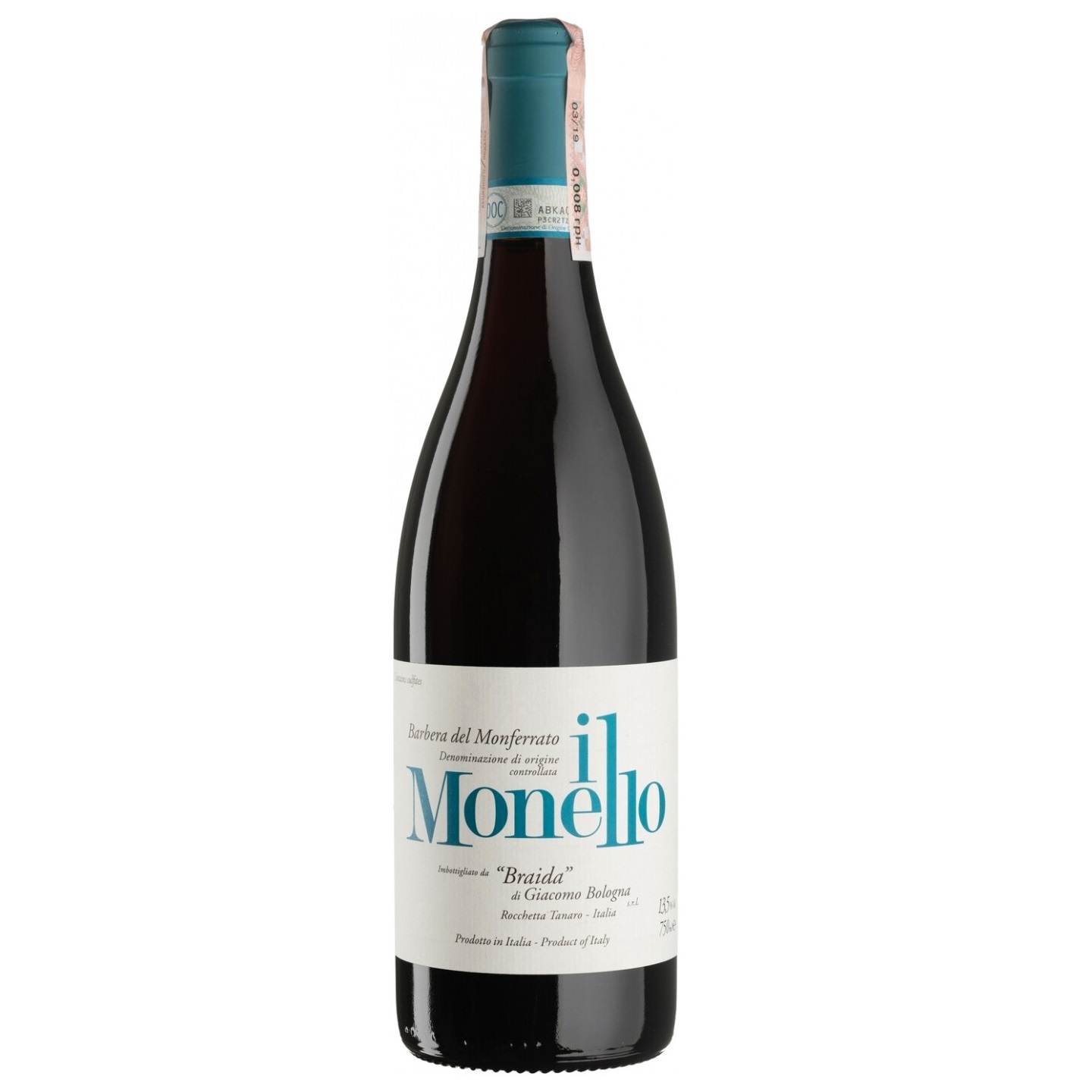 Вино Braida di Bologna Giacomo Barbera Del Monferrato Il Monello, красное, сухое, 0,75 л (46962) - фото 1