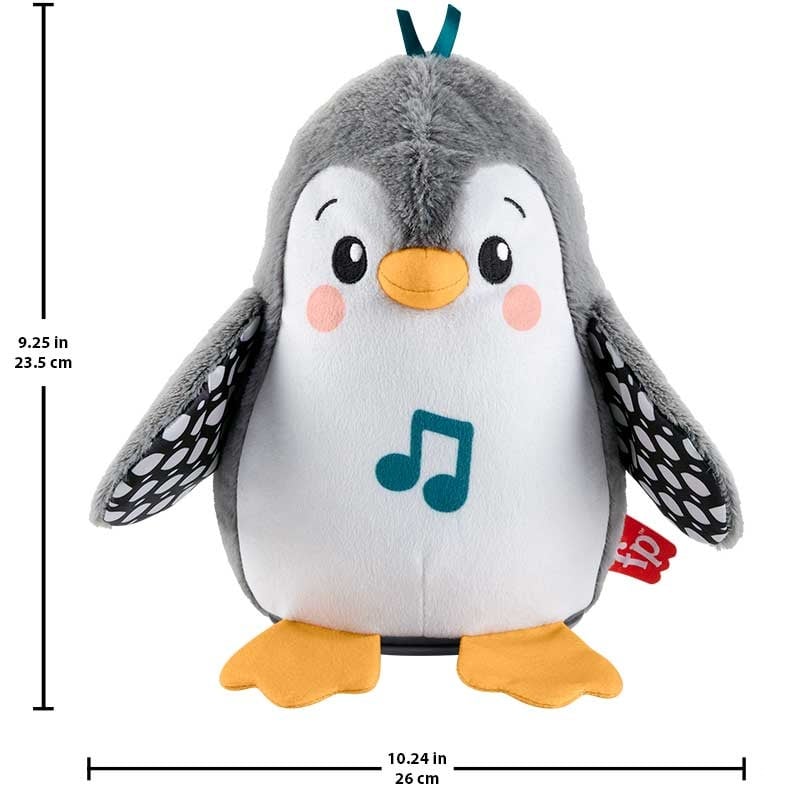 Мягкая музыкальная игрушка Fisher-Price Пингвиненок, 23,5 см (HNC10) - фото 2