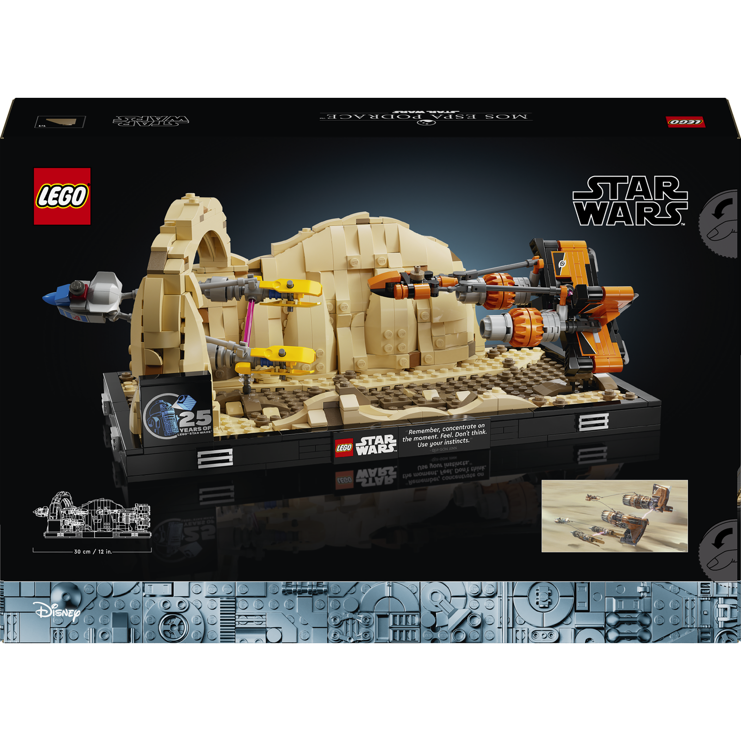 Конструктор LEGO Star Wars Діорама Mos Espa Podrace 718 деталей (75380) - фото 13