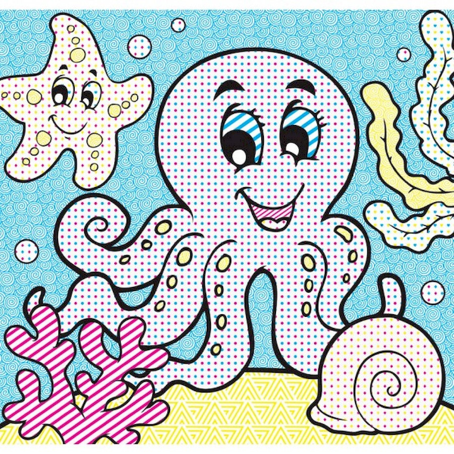 Водные раскраски Jumbi Очаровательная раскраска Морские приключения 4 изображения (757166) - фото 3