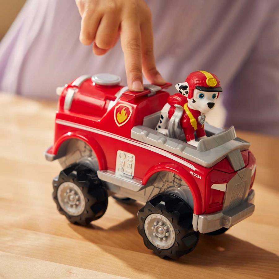 Большой спасательный автомобиль-трансформер Spin Master PAW Patrol Джунгли Щенячий патруль с водителем Маршал (SM17776/0600) - фото 7