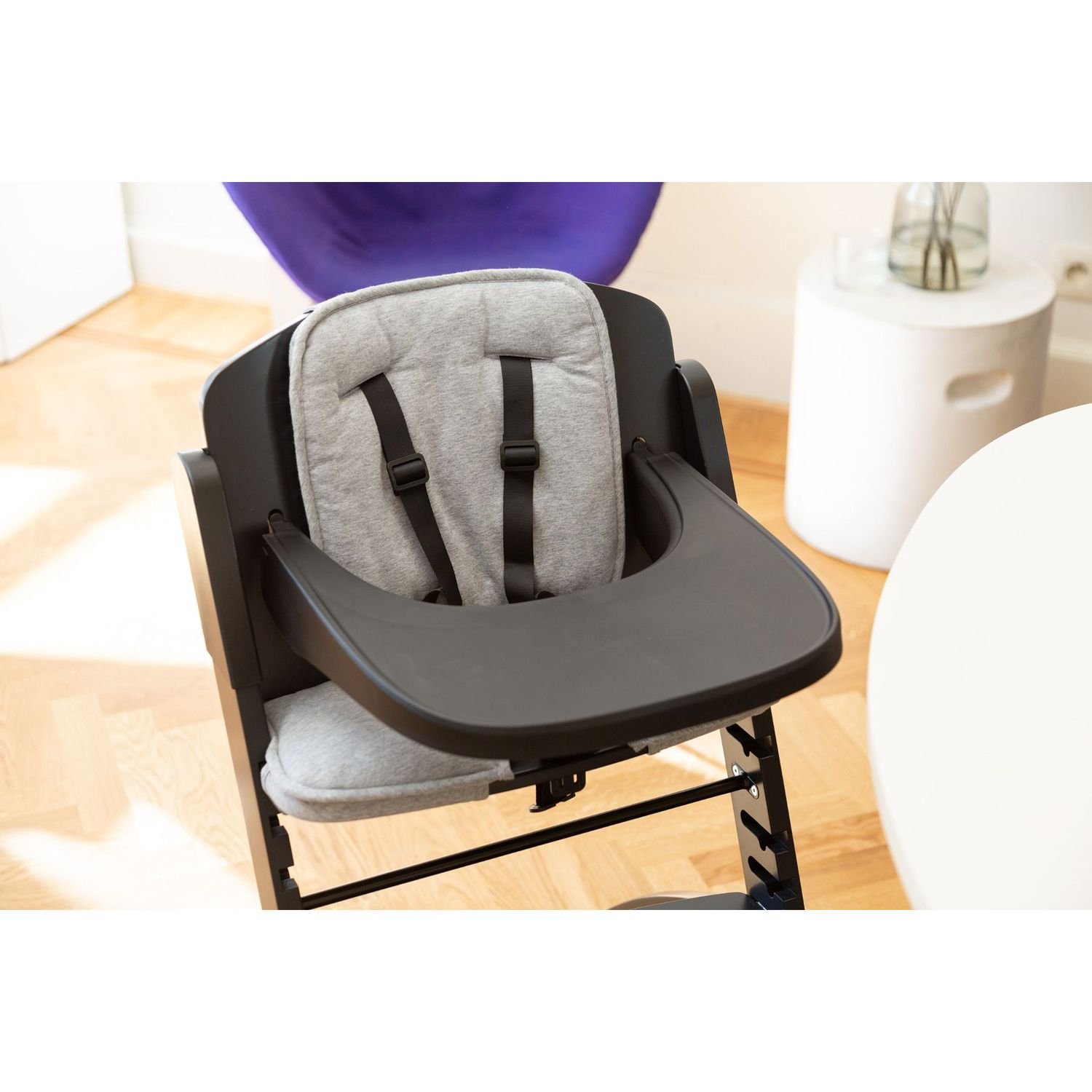 Подушка к стулу для кормления Childhome Evosit High Chair, серая (CCEVOSITJG) - фото 5