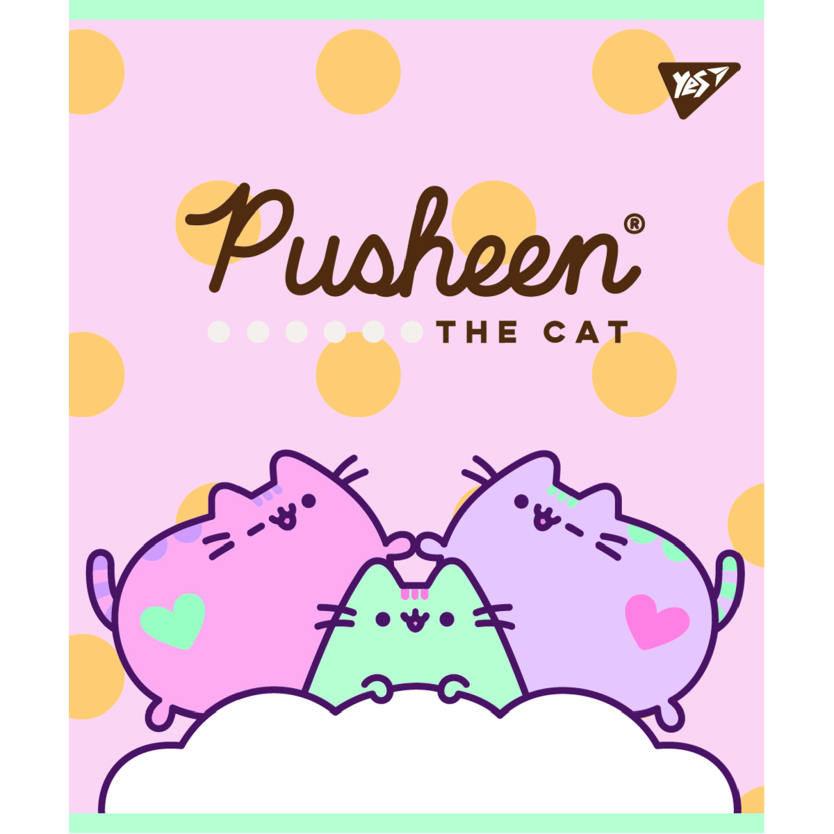 Набор тетрадей Yes Pusheen А5 в линейку 18 листов 10 шт. (766826) - фото 2