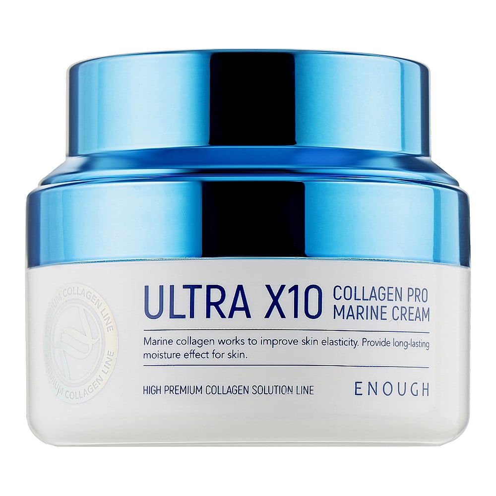 Крем для обличчя Enough Ultra X10 Collagen Pro Marine Cream Колаген, 50 мл - фото 1