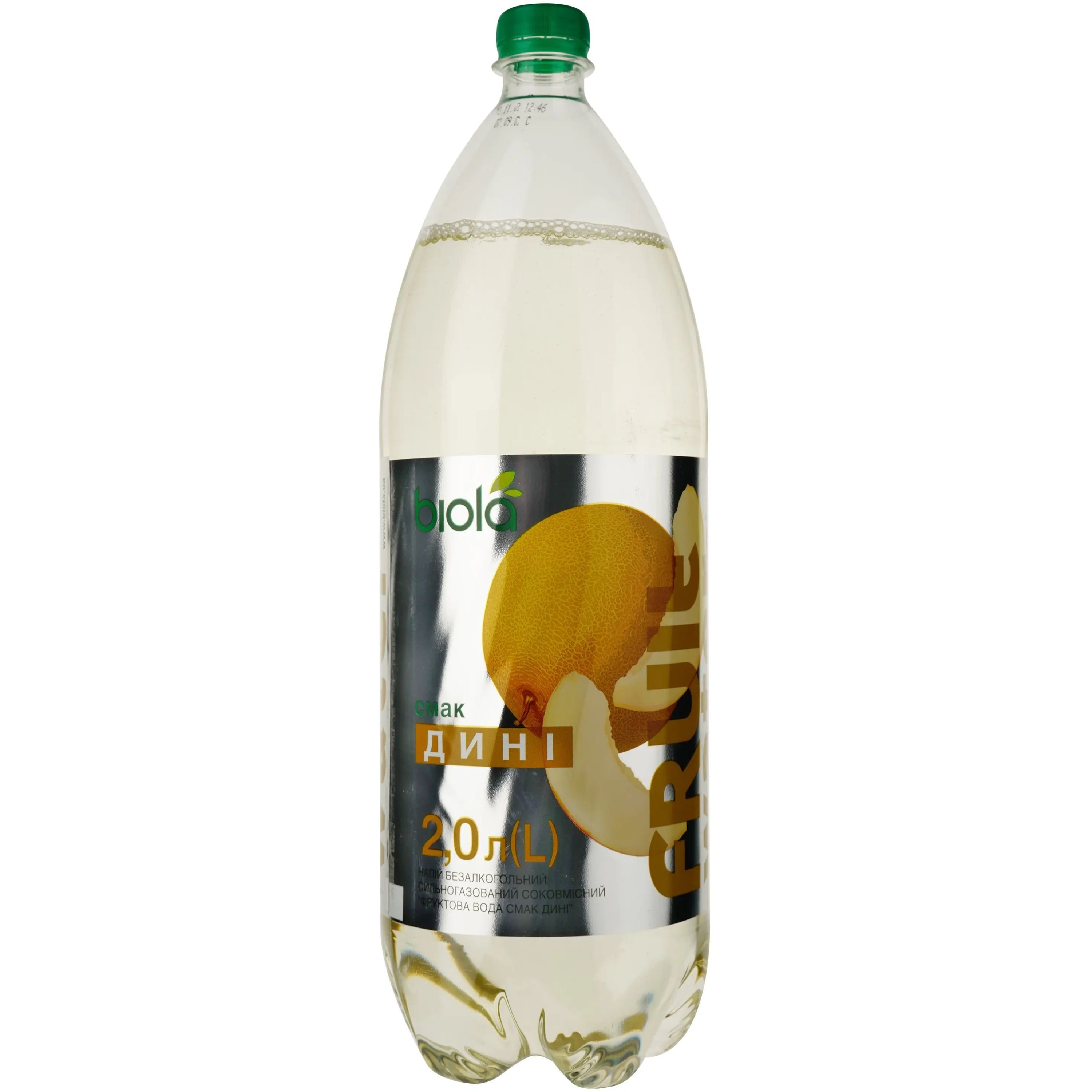 Напиток Биола Fruit Water Дыня безалкогольный 2 л - фото 1