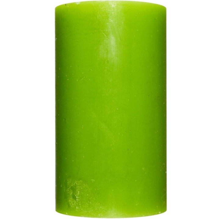 Свеча Pragnis Рустик, 5,5х10 см, зеленая (C5510-576) - фото 1