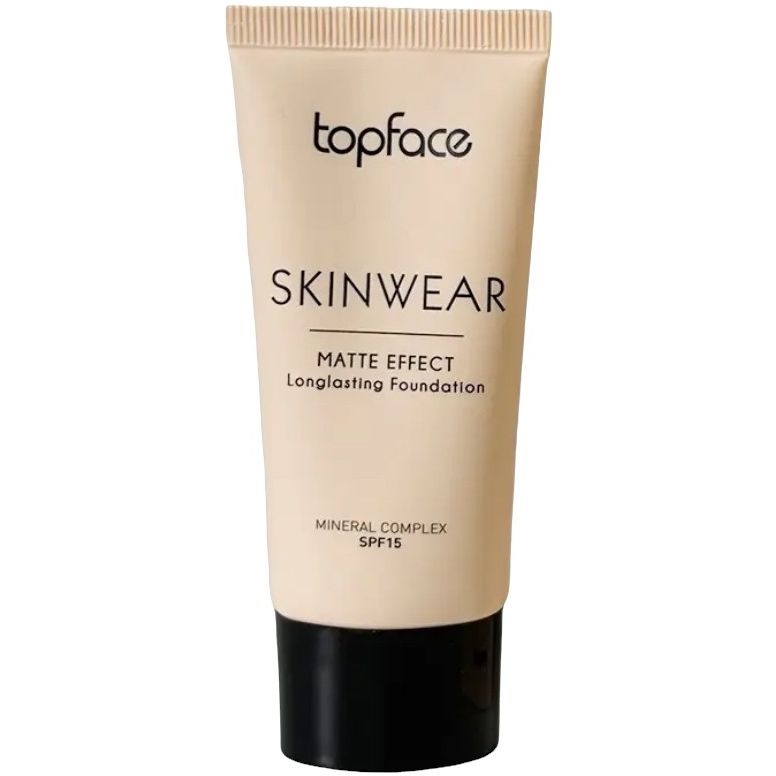 Тональний крем TopFace Skinwear Matte Effect Longlasting Foundation PT468 відтінок 01, 30 мл - фото 1