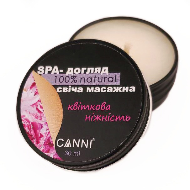 Свеча массажная Canni SPA-уход для маникюра Цветочная нежность 30 мл - фото 2