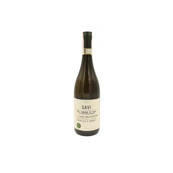 Вино Sansilvestro Cantine Gavi del Comune di Gavi, белое сухое, 12,5%, 0,75 л (8000018930507) - фото 1