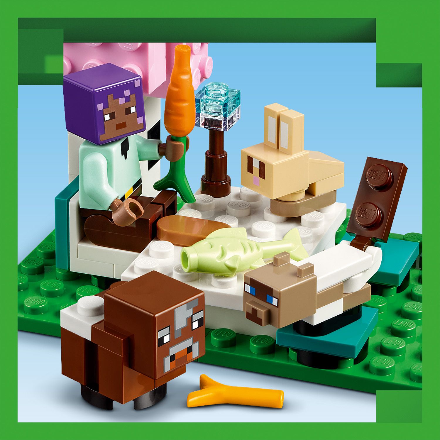 Конструктор LEGO Minecraft Притулок для тварин 206 деталі (21253) - фото 7