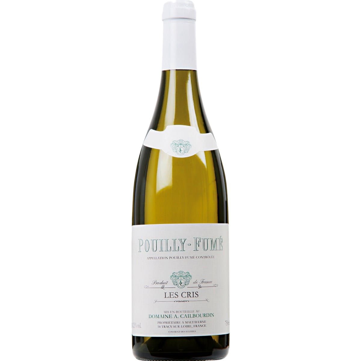 Вино Domaine Cailbourdin Les Cris Pouilly-Fume AOC 2020 белое сухое 0.75 л - фото 1