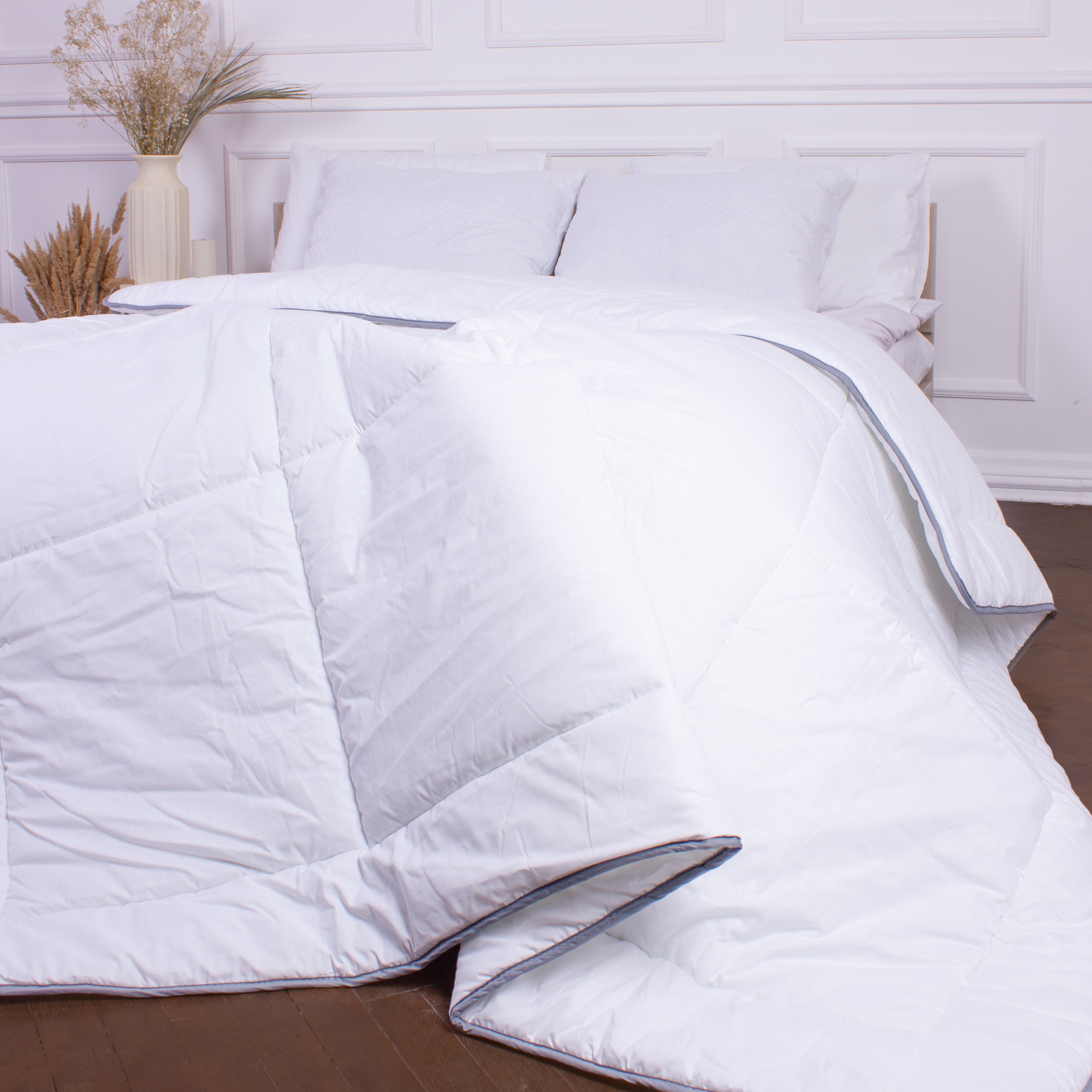 Одеяло антиаллергенное MirSon Royal Pearl EcoSilk №012, демисезонное, 220x240 см, белое (13026986) - фото 5