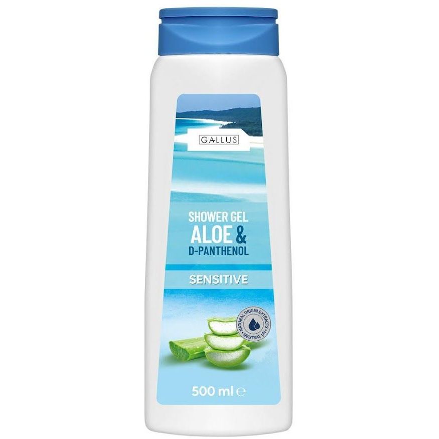 Гель для душу Gallus Aloe & D pantenol 500 мл - фото 1