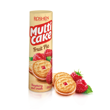 Печенье Roshen Multicake малина-крем 195 г (811394) - фото 1