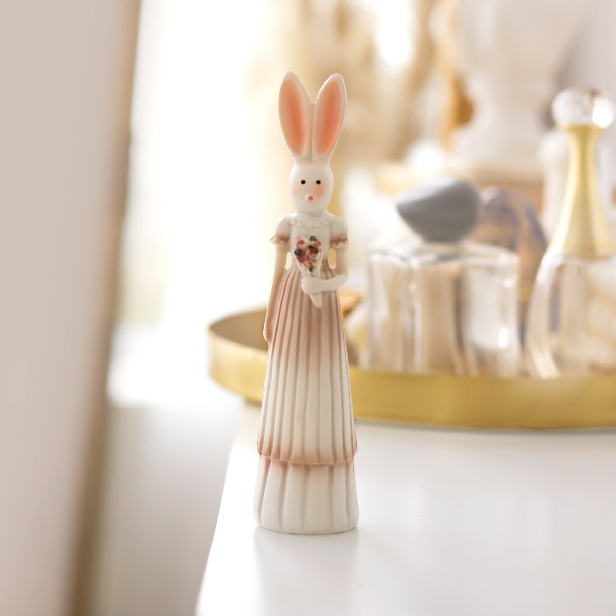 Набор статуэток декоративных МВМ My Home Кролики, разноцветный (DH-ST-01 COLOR) - фото 4