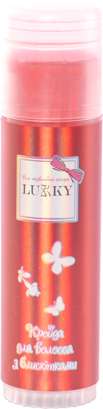 Мелок для волос Lukky, с блестками и ароматом вишни, блистер, 10 г, красный (T18859) - фото 1