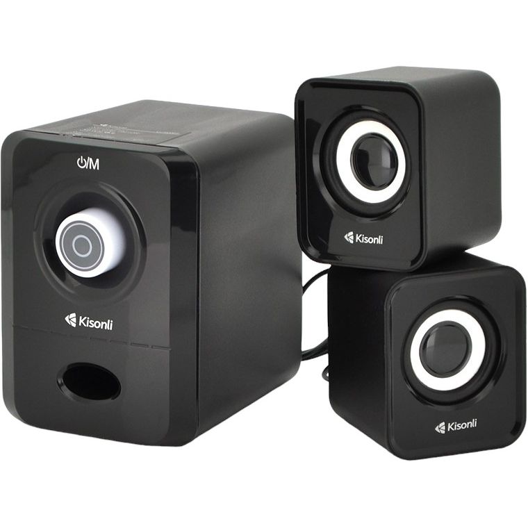 Компьютерные колонки Kisonli U-2900BT 2.1 Black - фото 1