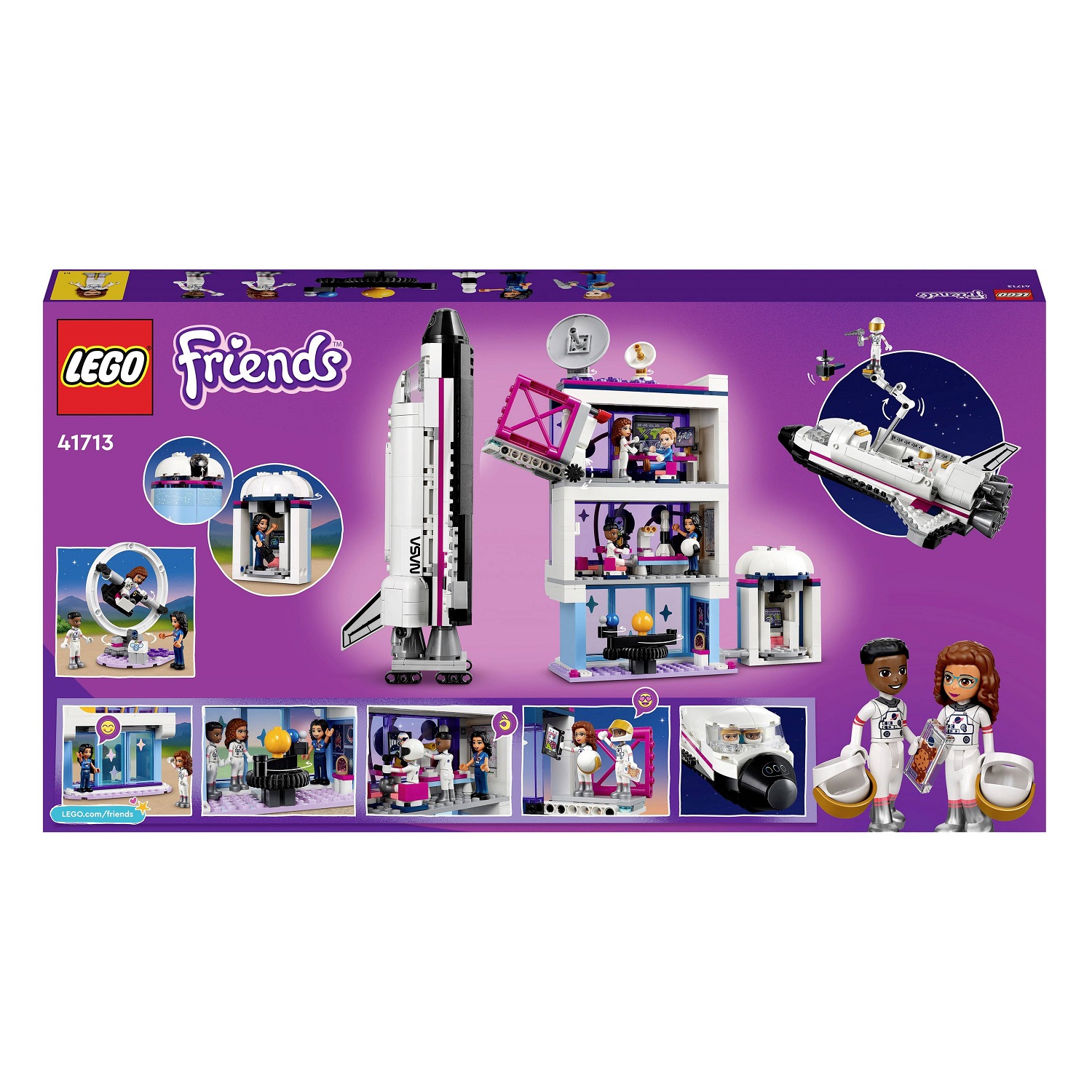 Конструктор LEGO Friends Космическая академия Оливии, 757 деталей (41713) - фото 2