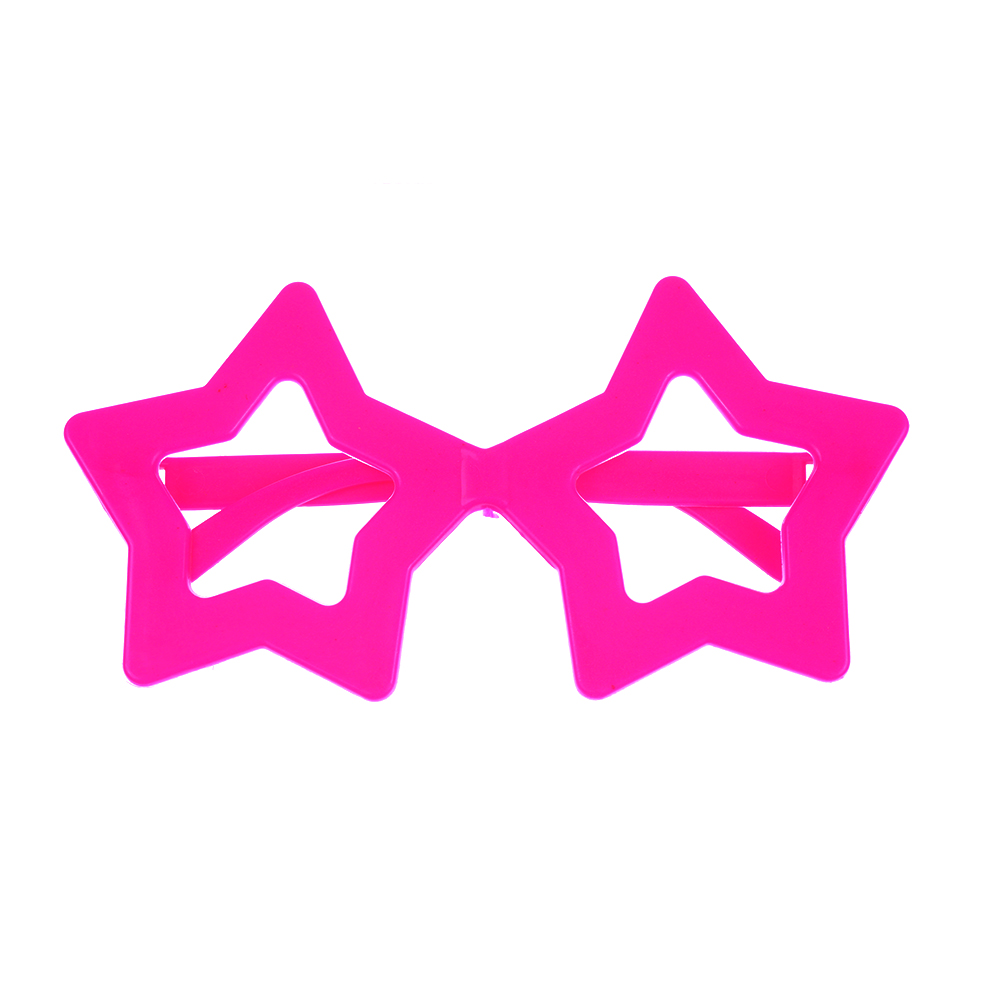 Окуляри карнавальні Offtop Зірки, рожевий (870175) - фото 1