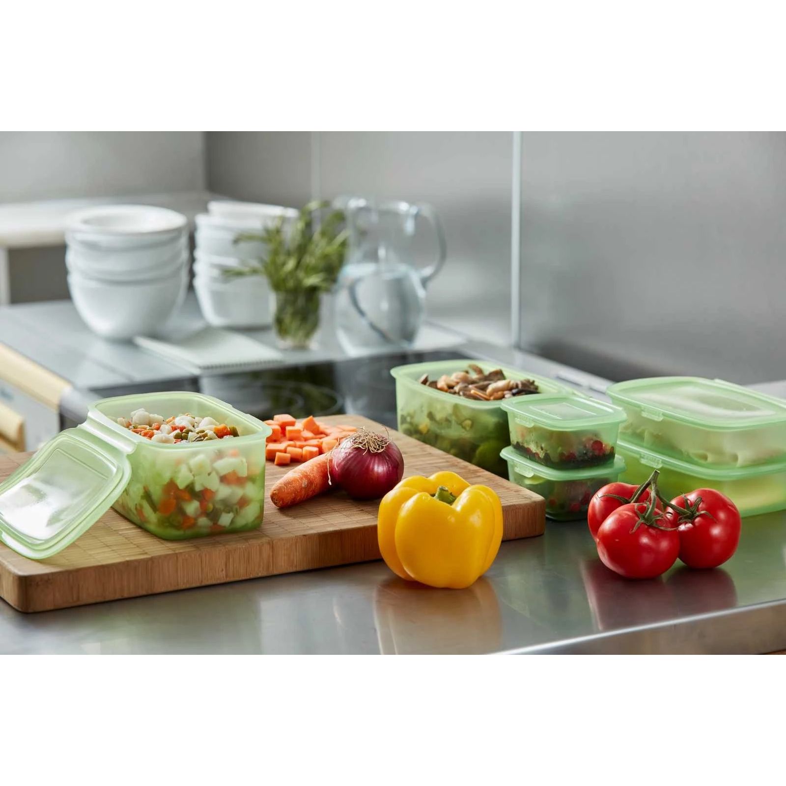 Ємність для зберігання Lekue Reusable Silicone Containers силіконова 1 л (881961) - фото 5