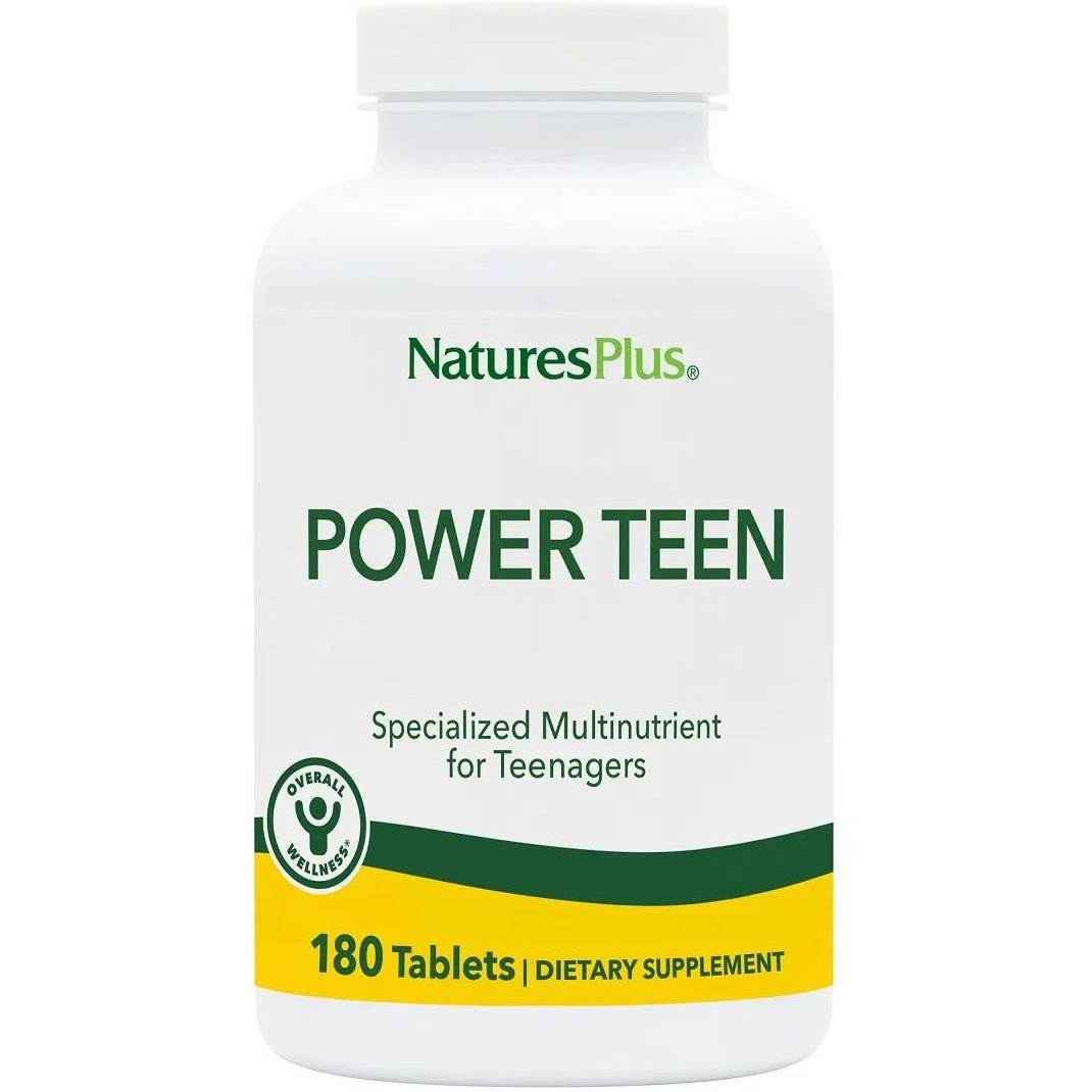 Мультивітаміни для підлітків NaturesPlus Source of Life Power Teen 180 таблеток - фото 1