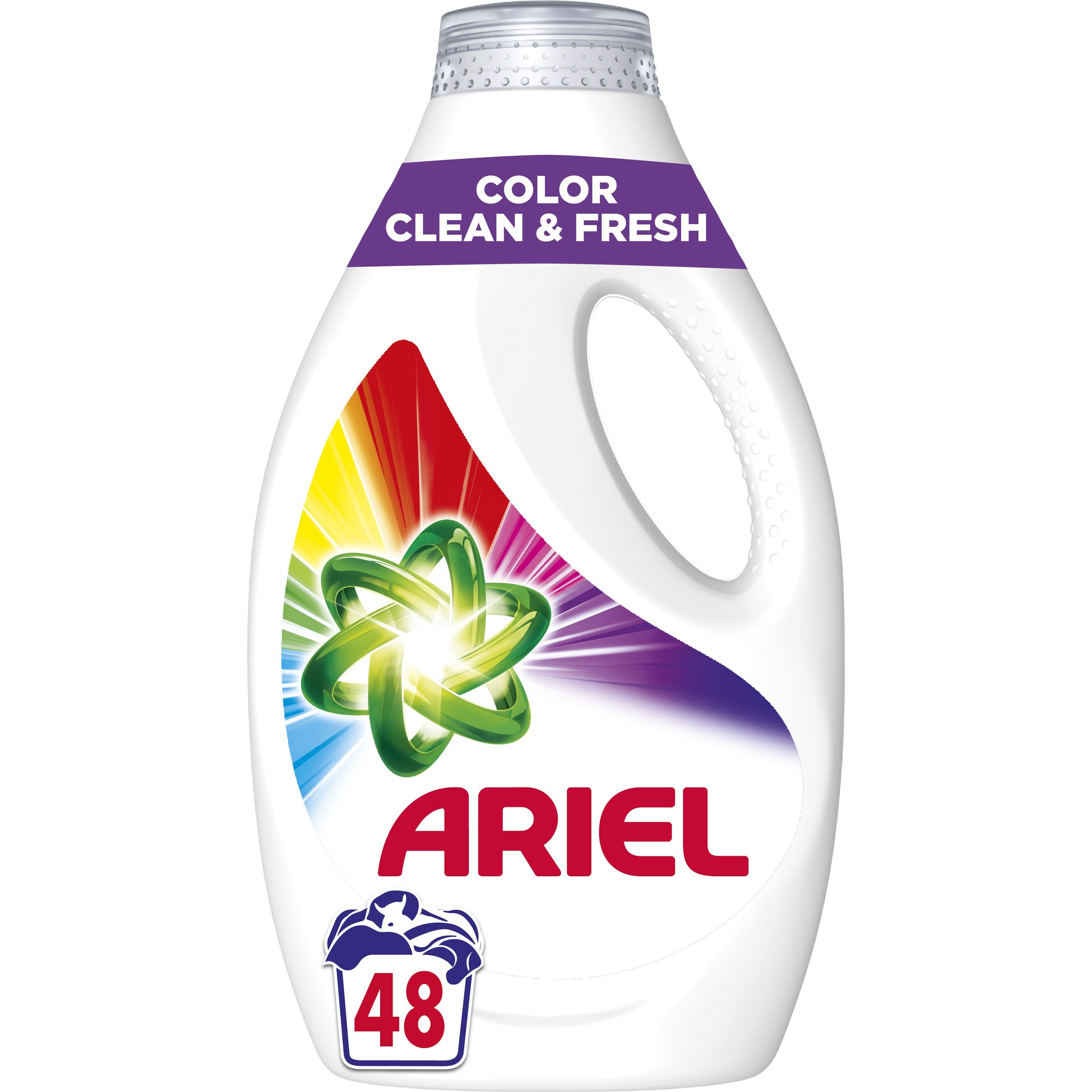 Гель для прання Ariel Color Чистота та свіжість, 2,4 л - фото 1