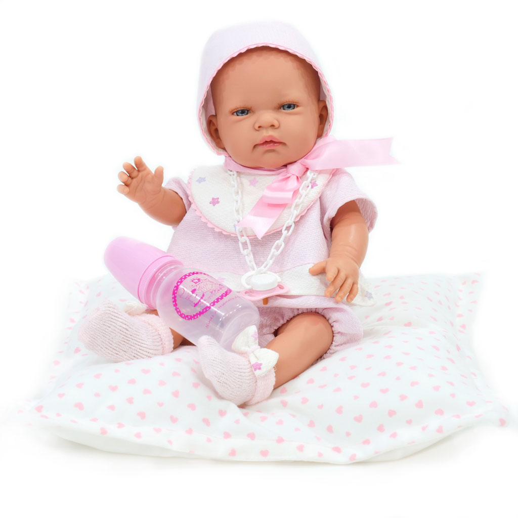 Кукла Nines d`Onil Новорожденный в розовой одежде, 45 см (6822) - фото 1