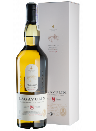 Виски Lagavulin 8 yo Single Malt Scotch Whisky, 48%, 0,7 л - фото 1