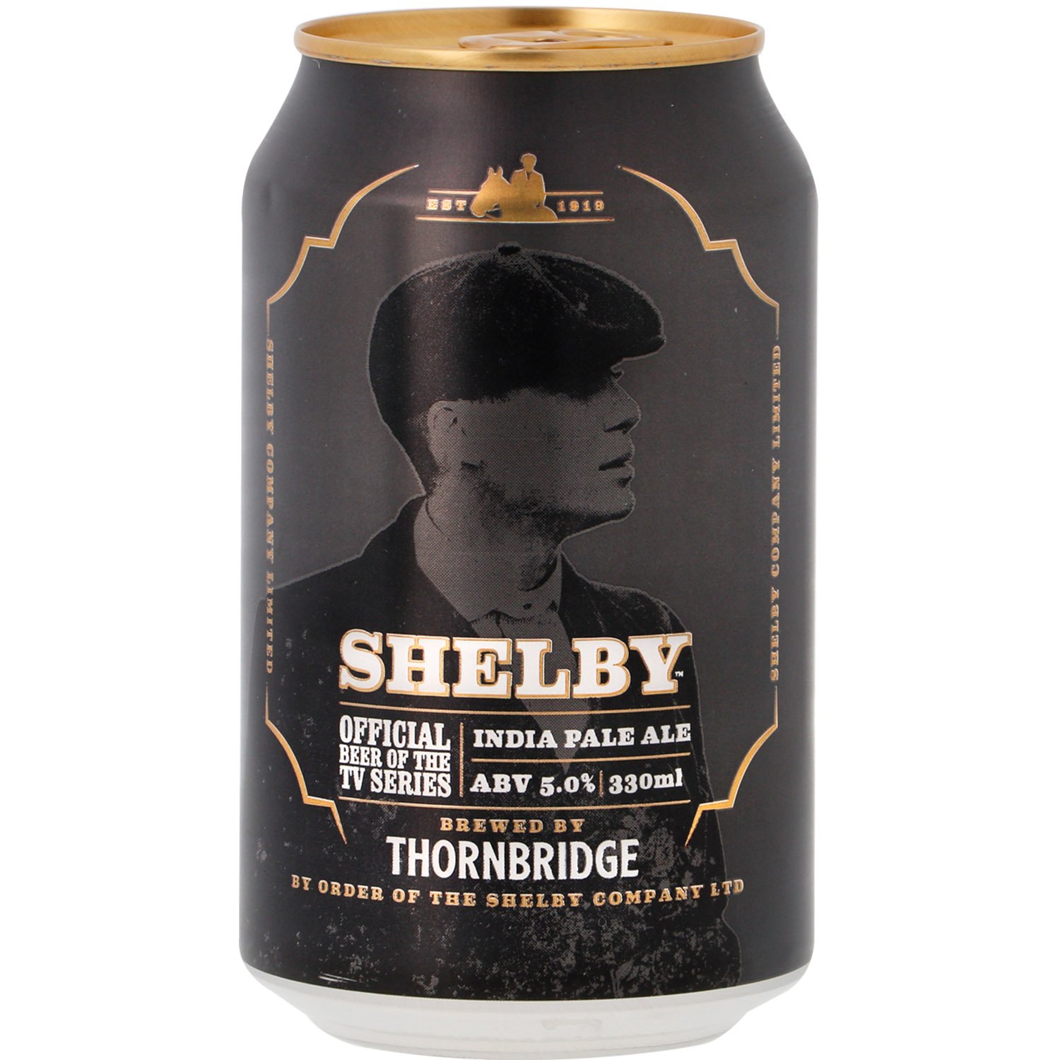 Пиво Thornbridge Shelby IPA, светлое, 5%, ж/б, 0,33 л - фото 1