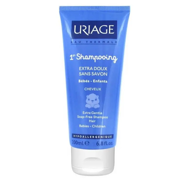 Экстра мягкий шампунь Uriage Bebe 1er Shampooing Extra Gentle, для детей и младенцев, 200 мл - фото 1