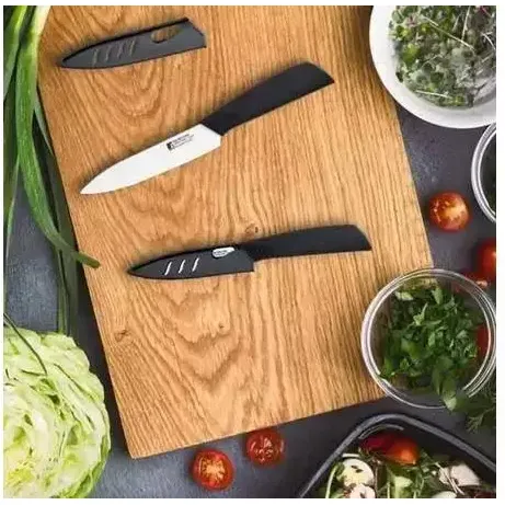Нож для чистки овощей Bergner Cera-bio 9 см (BG-39511-BK) - фото 3