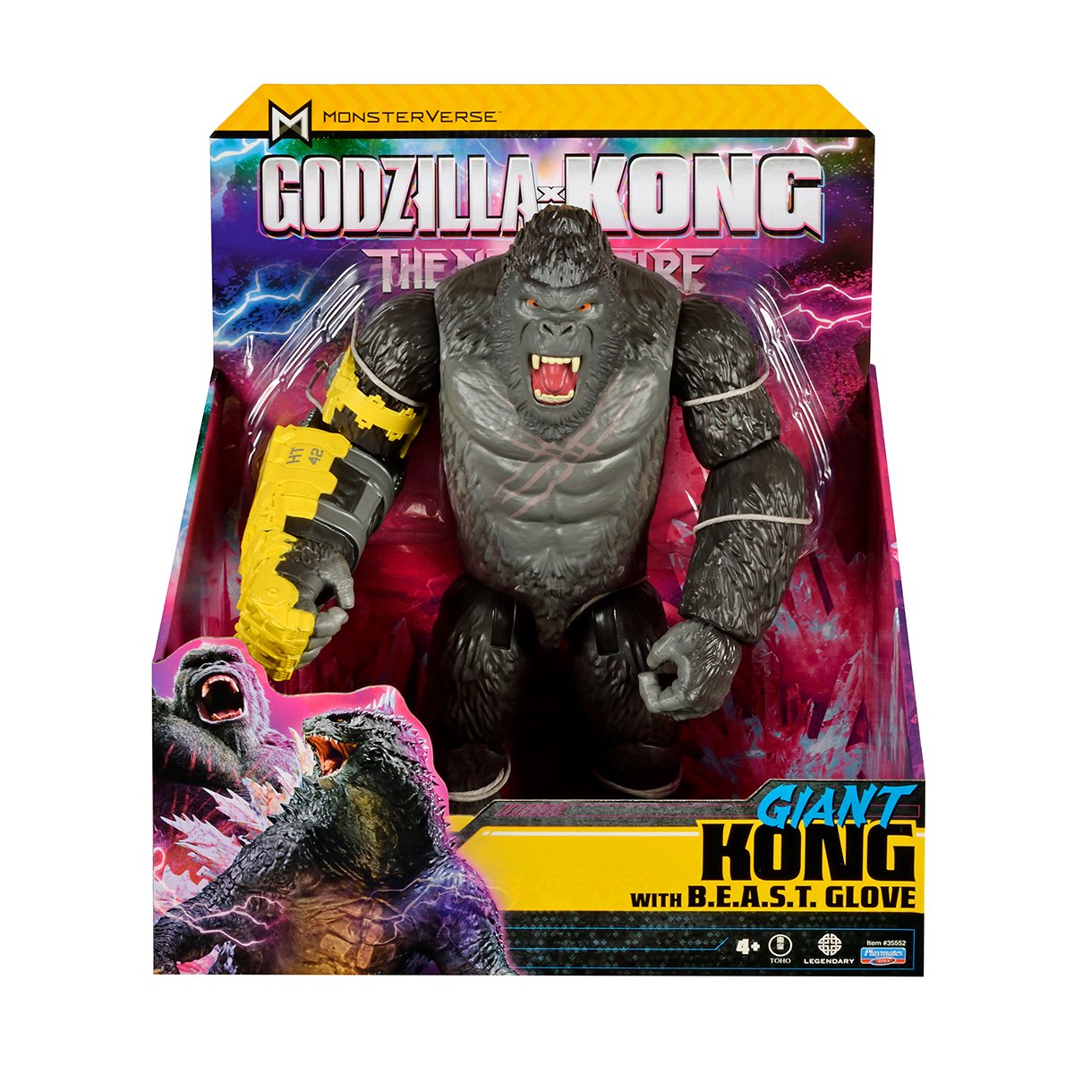 Ігрова фігурка Godzilla vs Kong Конг гігант зі сталевою лапою 28 см (35552) - фото 3