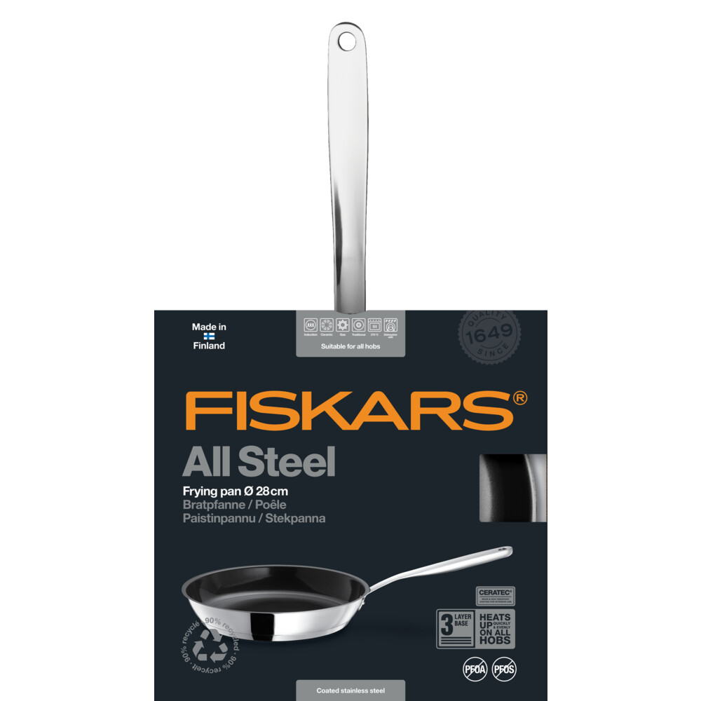 Сковорода Fiskars All Steel, 28 см (1023761) - фото 4