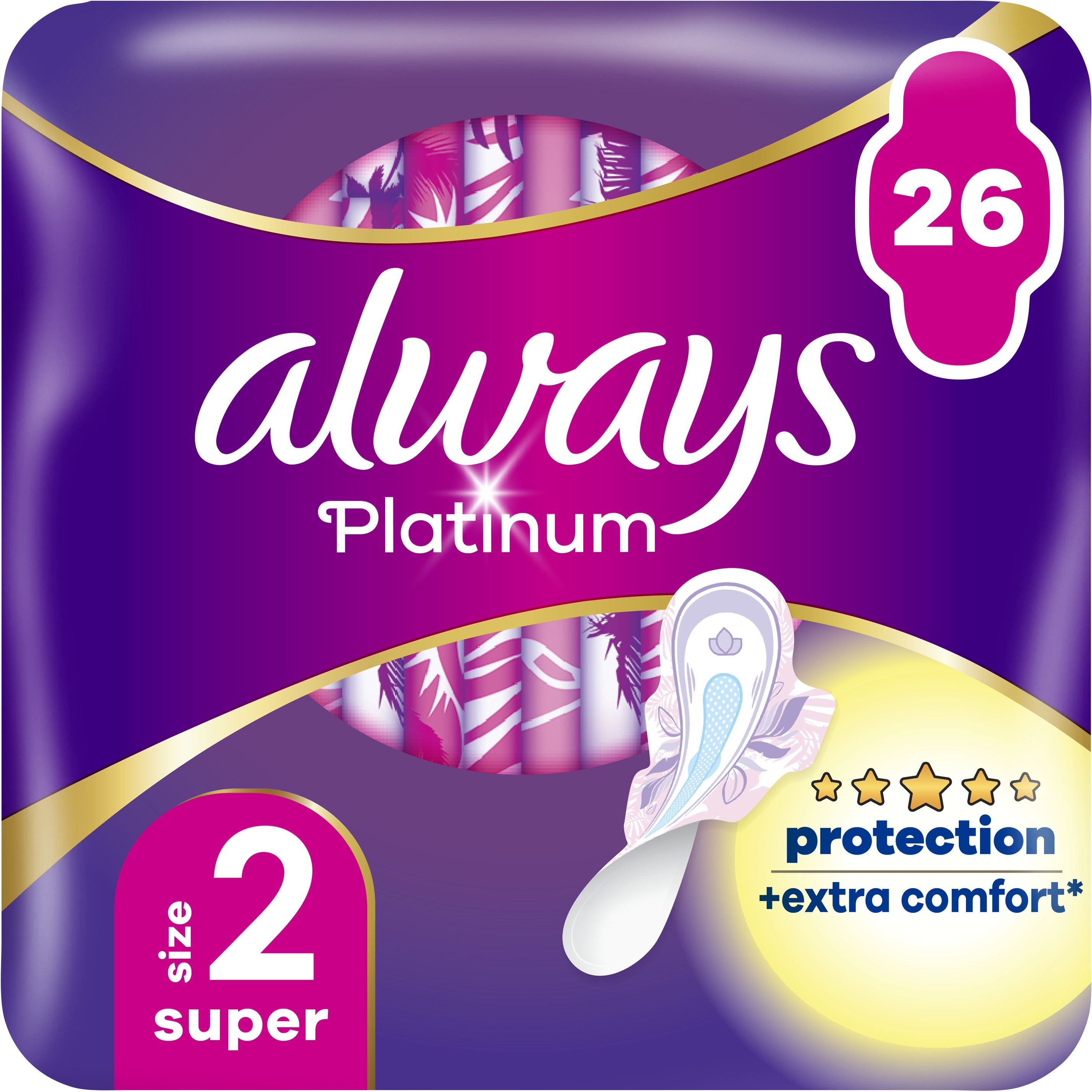 Гигиенические прокладки Always Platinum Super (Размер 2) 26 шт. - фото 1