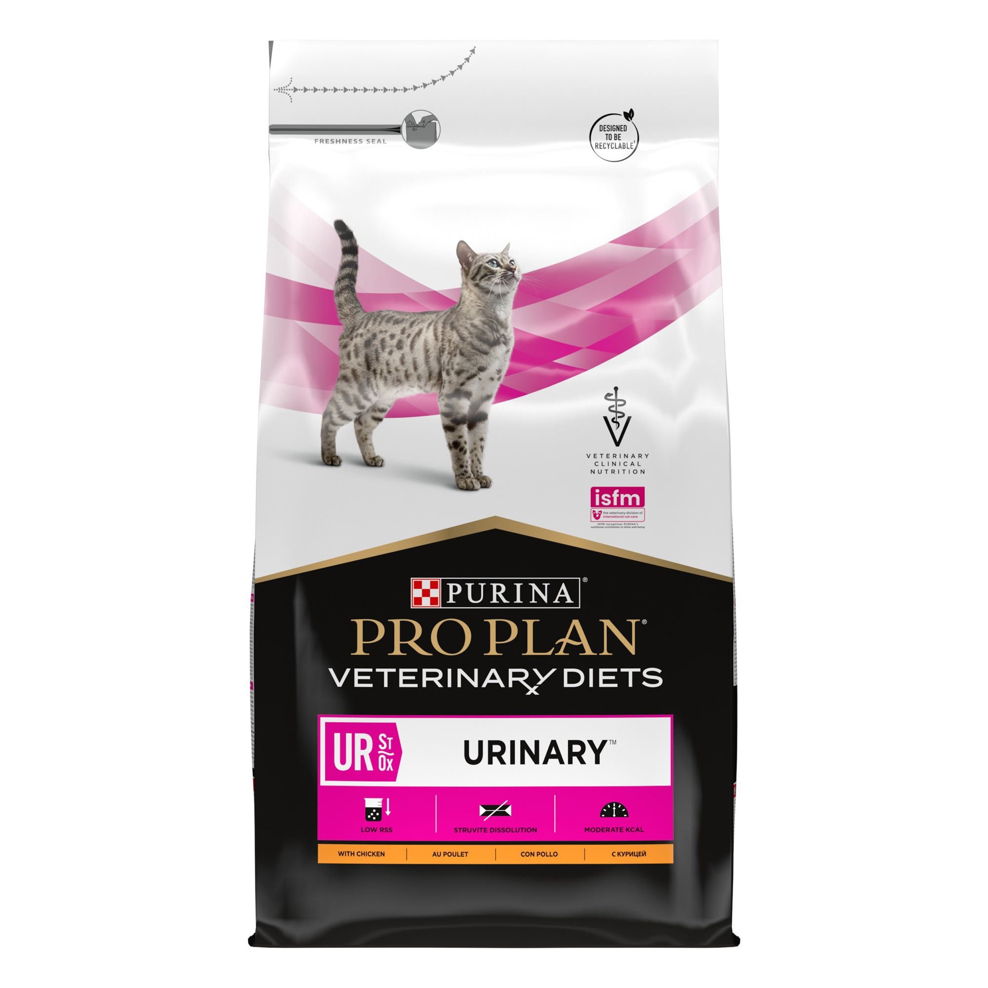 Сухой корм для кошек Purina Pro Plan Veterinary Diets UR Urinary, с курицей, 5 кг - фото 1