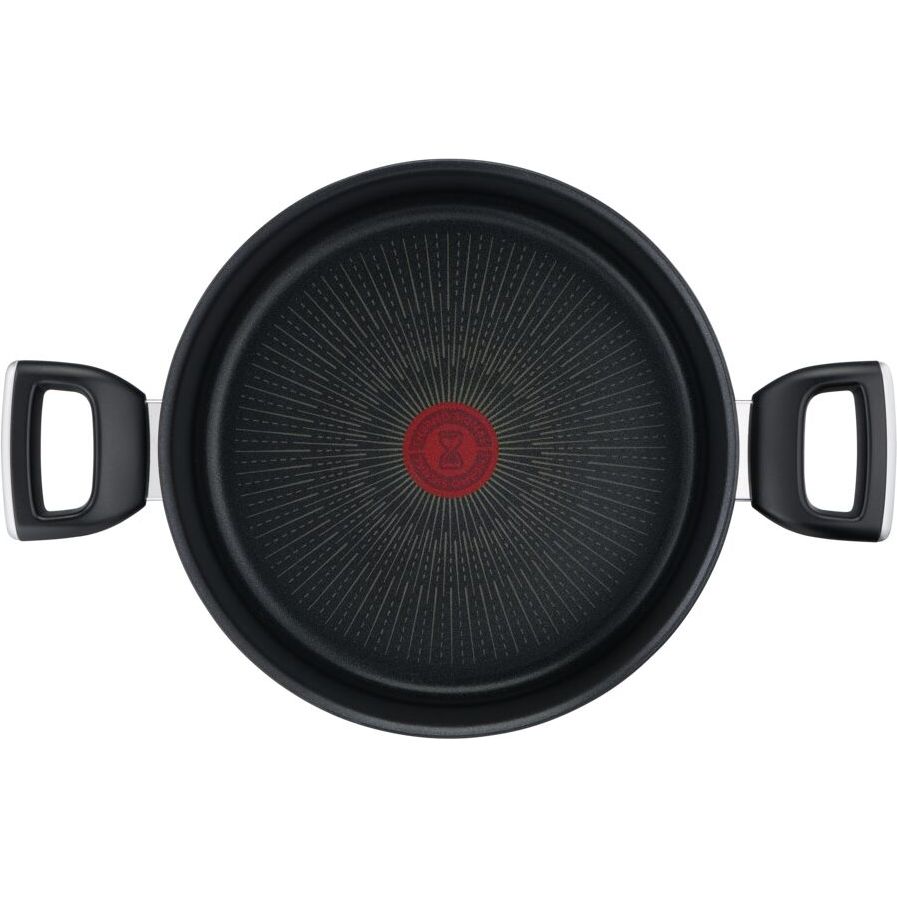 Кастрюля Tefal Unlimited с крышкой 24 см 5.3 л черная (G2554672) - фото 3