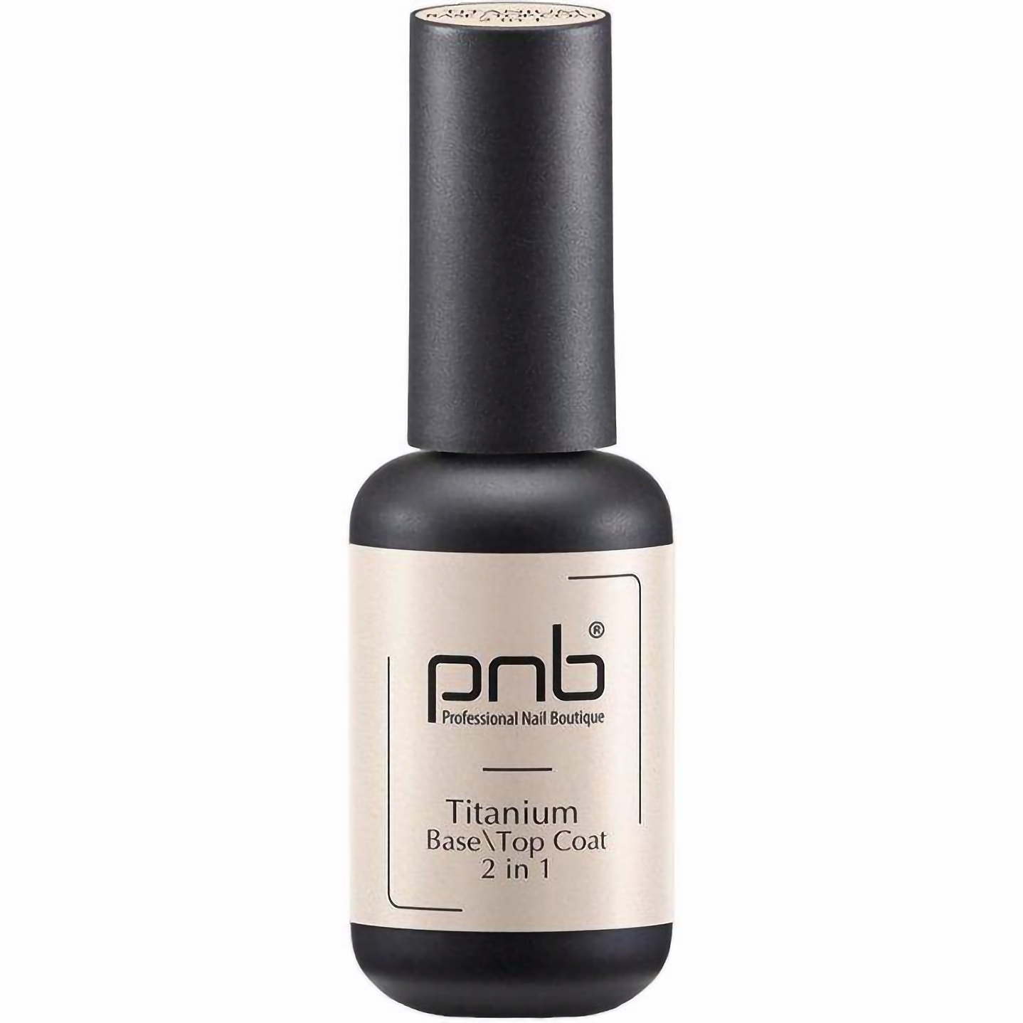 База PNB UV Titanium Base Top Coat 2 in 1 8 мл - фото 1