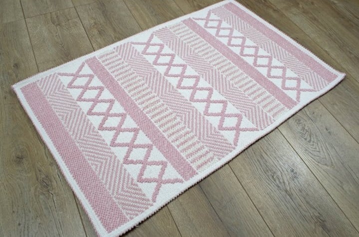 Набор ковриков Irya Kitaro pudra, 90х60 см и 60х40 см, разноцвет (svt-2000022238151) - фото 3