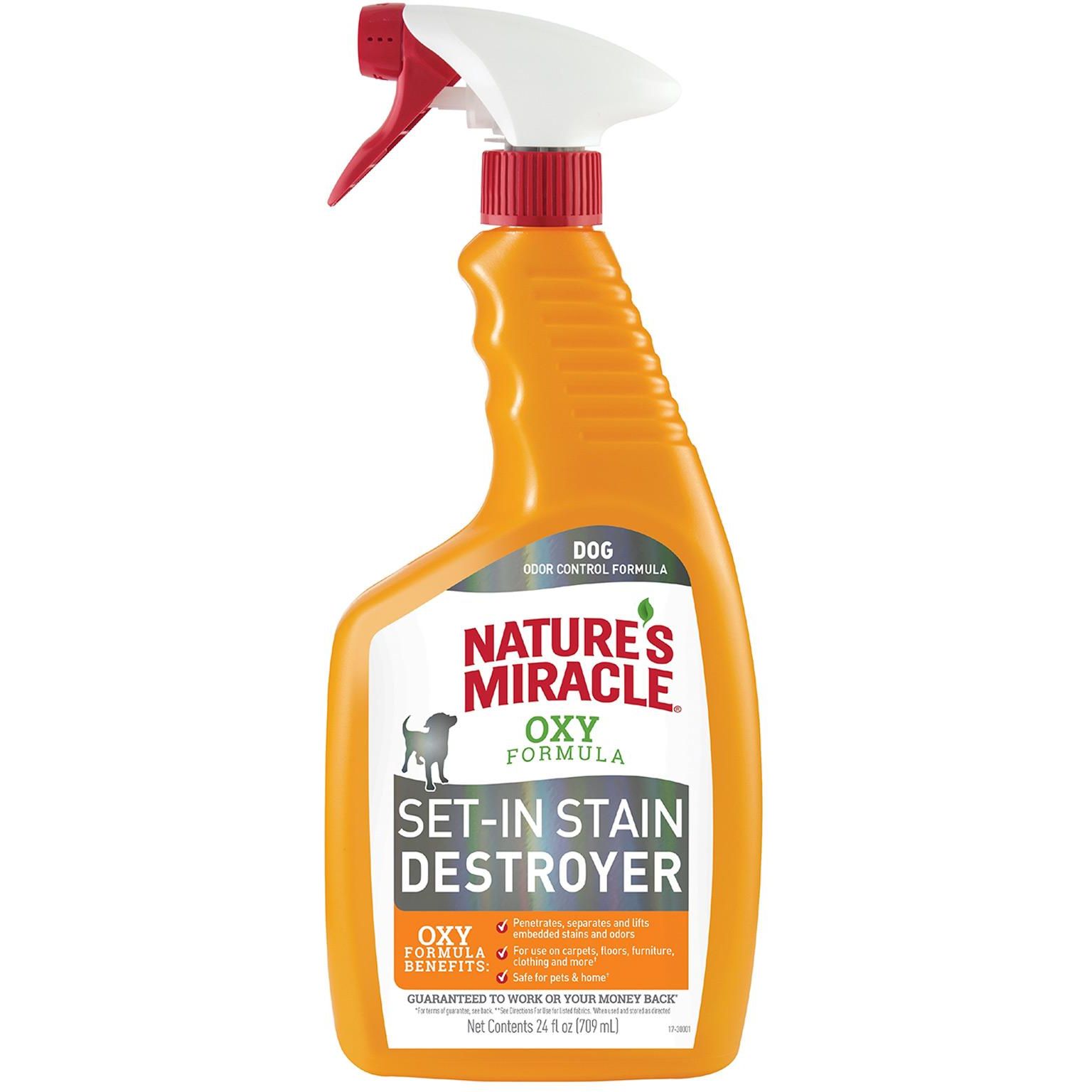 Спрей 8in1 для собак для усунення плям і запахів Nature`s Miracle Dog Orange Oxy Spray, 709 мл - фото 1
