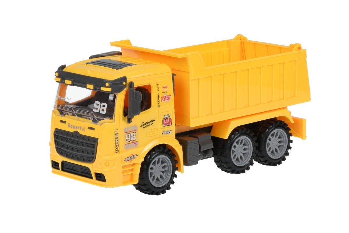 Машинка Same Toy Truck Самосвал, желтый (98-614Ut-1) - фото 1