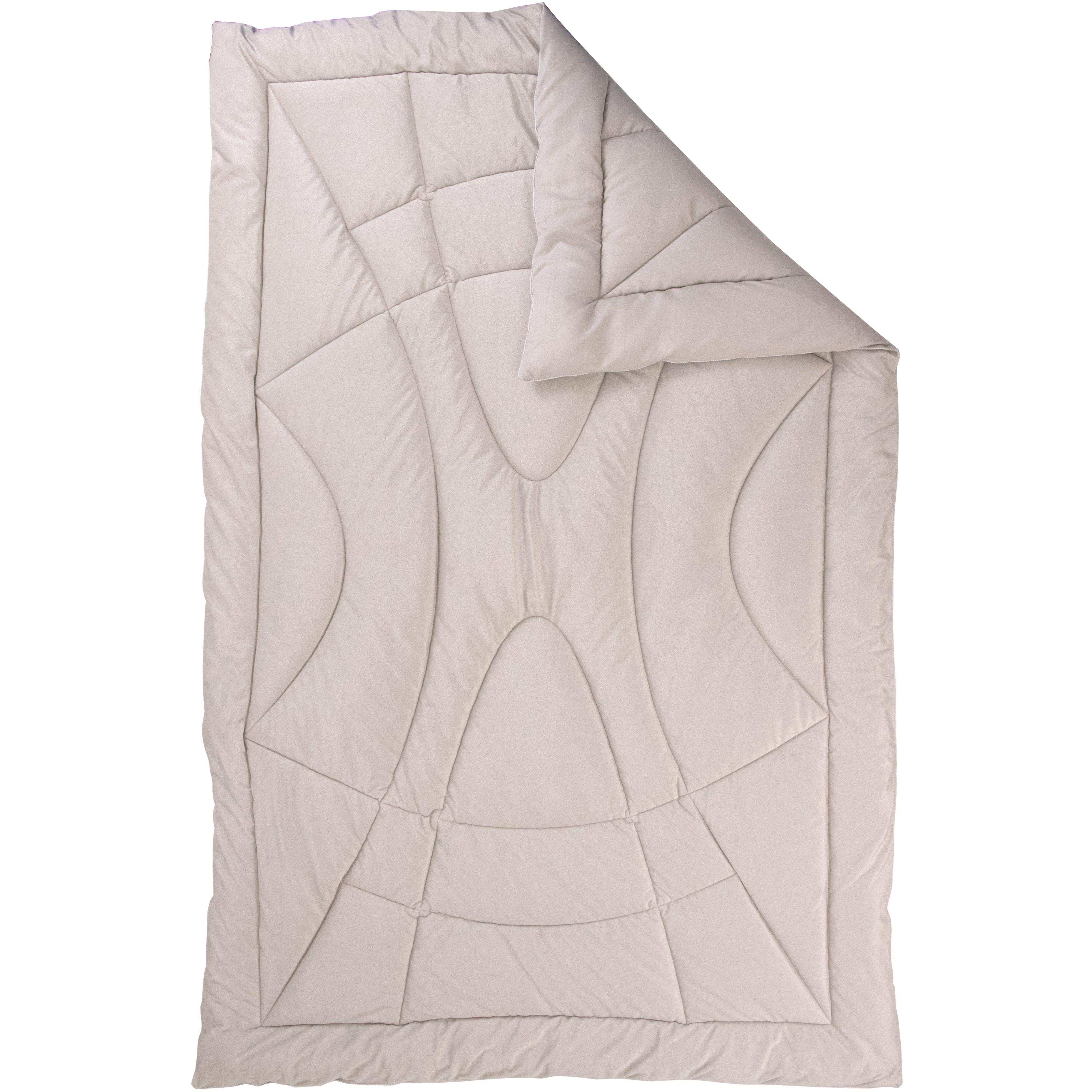 Одеяло велюровое Руно Soft Pearl с силиконовым наполнителем, 140х205, бежевое (321.55_Soft Pearl) - фото 2