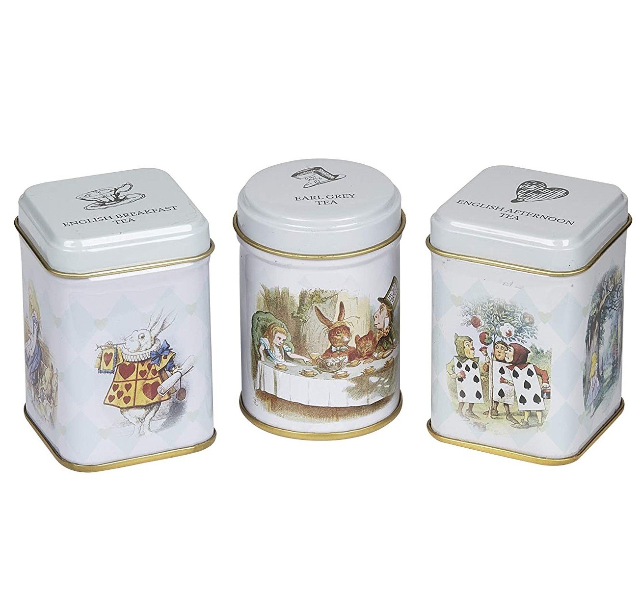 Чайний набір English Teas Alice's Adventures Tea Selection Triple Mini Gift Tin (743160) - фото 1