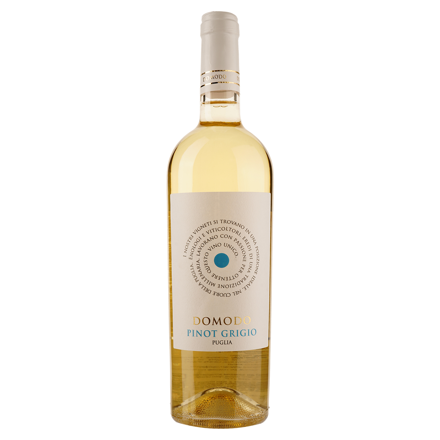 Вино Domodo Pinot Grigio Puglia IGP, белое, сухое, 0,75 л - фото 1