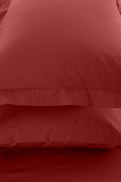 Комплект постельного белья Penelope Catherine coral, хлопок, евро (200х180+35см), красный (svt-2000022292092) - фото 2