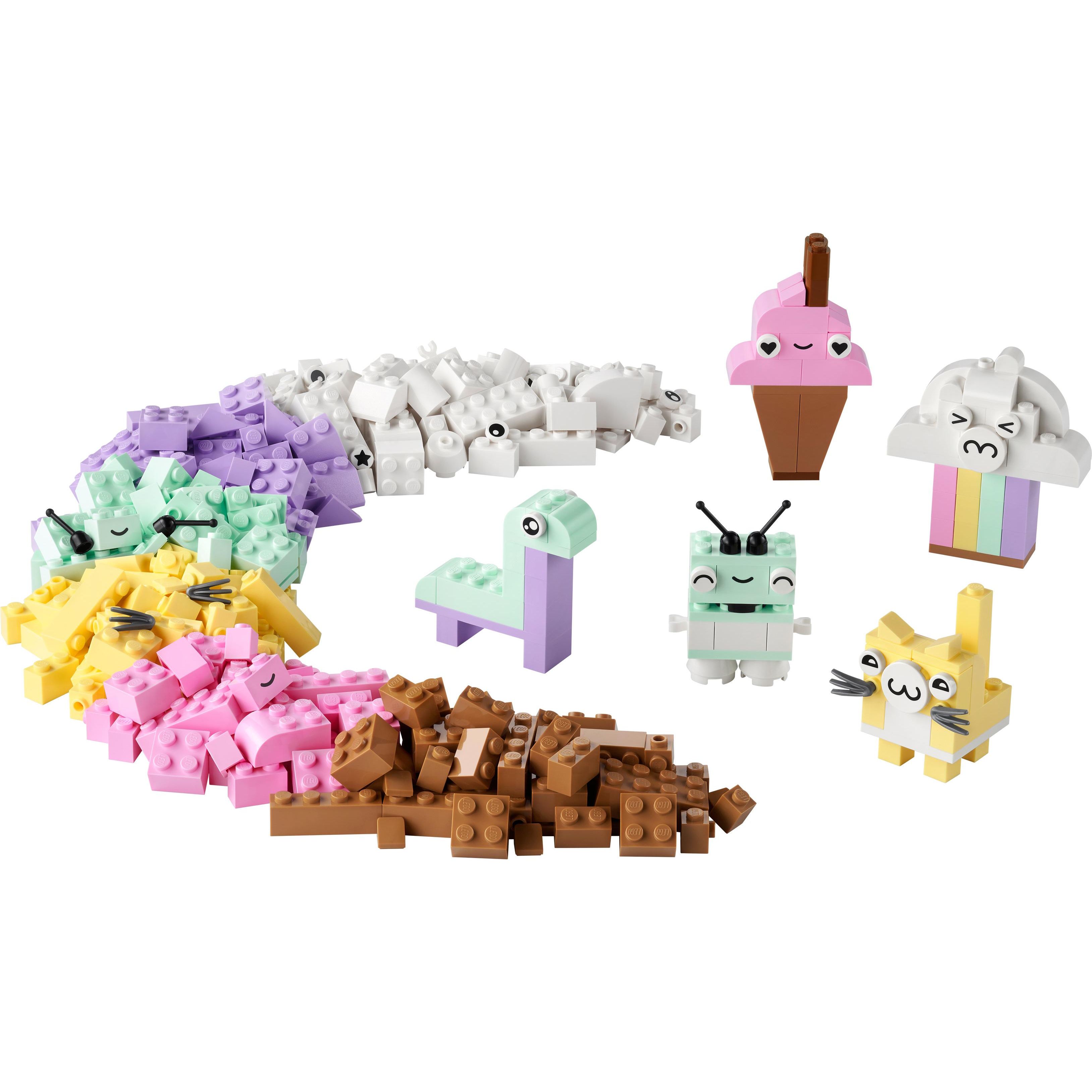 Конструктор LEGO Classic Творческое пастельное веселье 333 деталей (11028) - фото 3