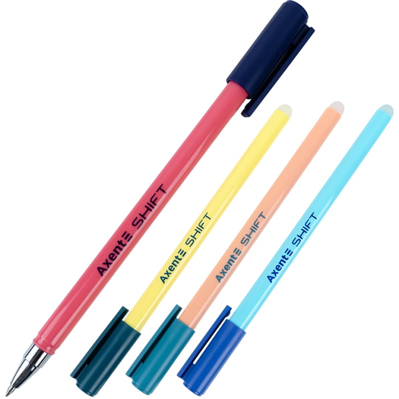 Ручка гелева Axent Shift пиши-стирай синие чернила в ассортименте (AG1095-02-A) - фото 5