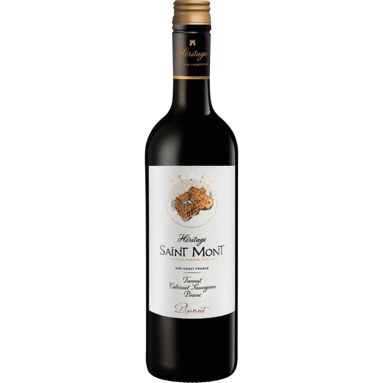 Вино Plaimont Heritage Saint Mont AOP rouge красное сухое, 14%, 0,75 л (827074) - фото 1